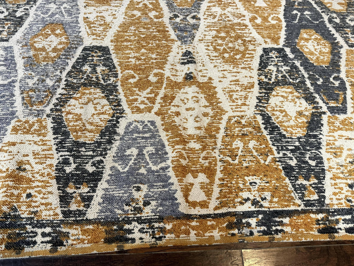 Handmade Contemporary Modern Indian Rug 8x10, Colorful - Jewel Rugs, view 6
