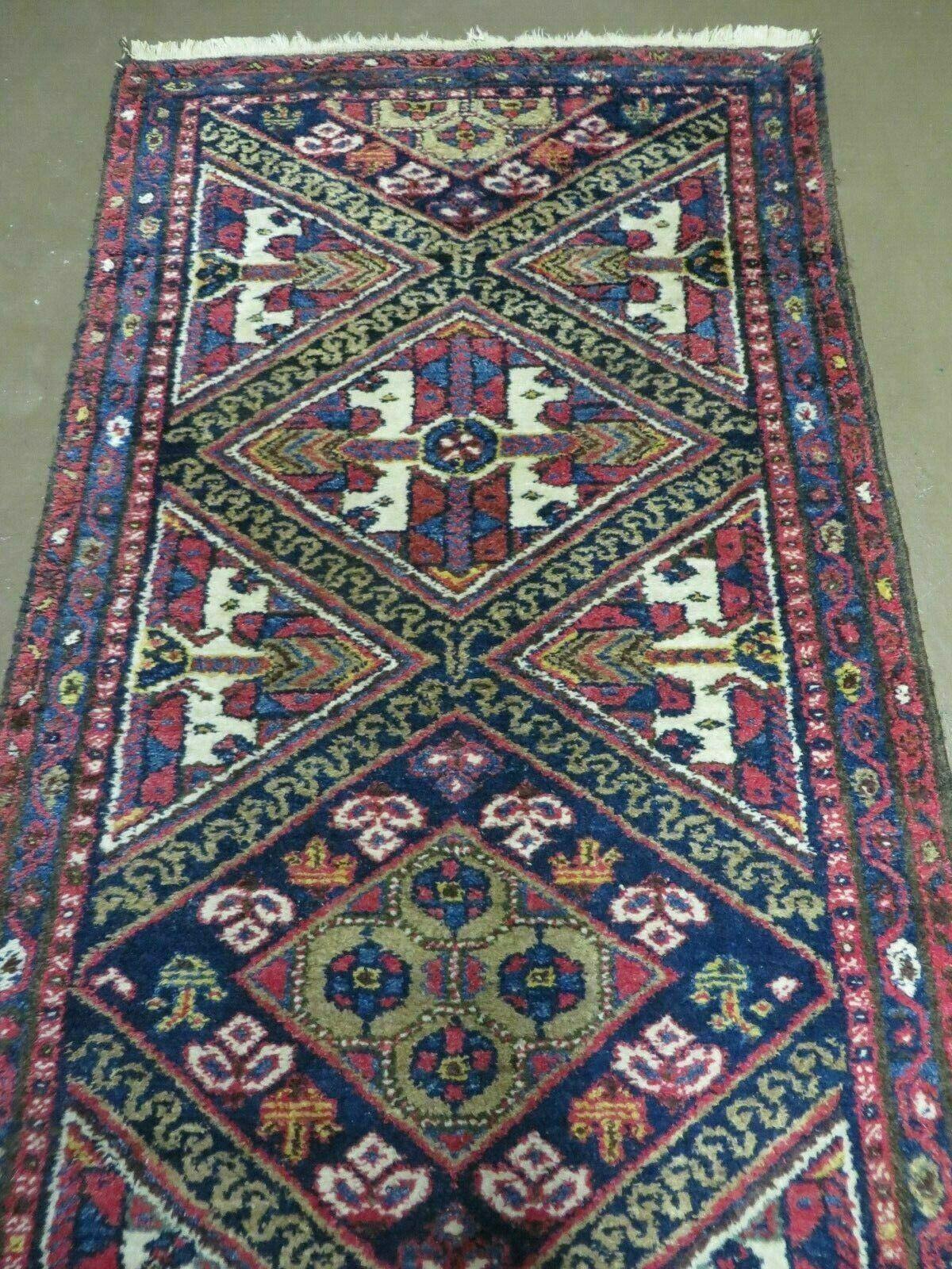 2' 6" X 9' Antique Handmade Turkish Anatolian Wool Runner Rug Nice - Jewel Rugs, view 3