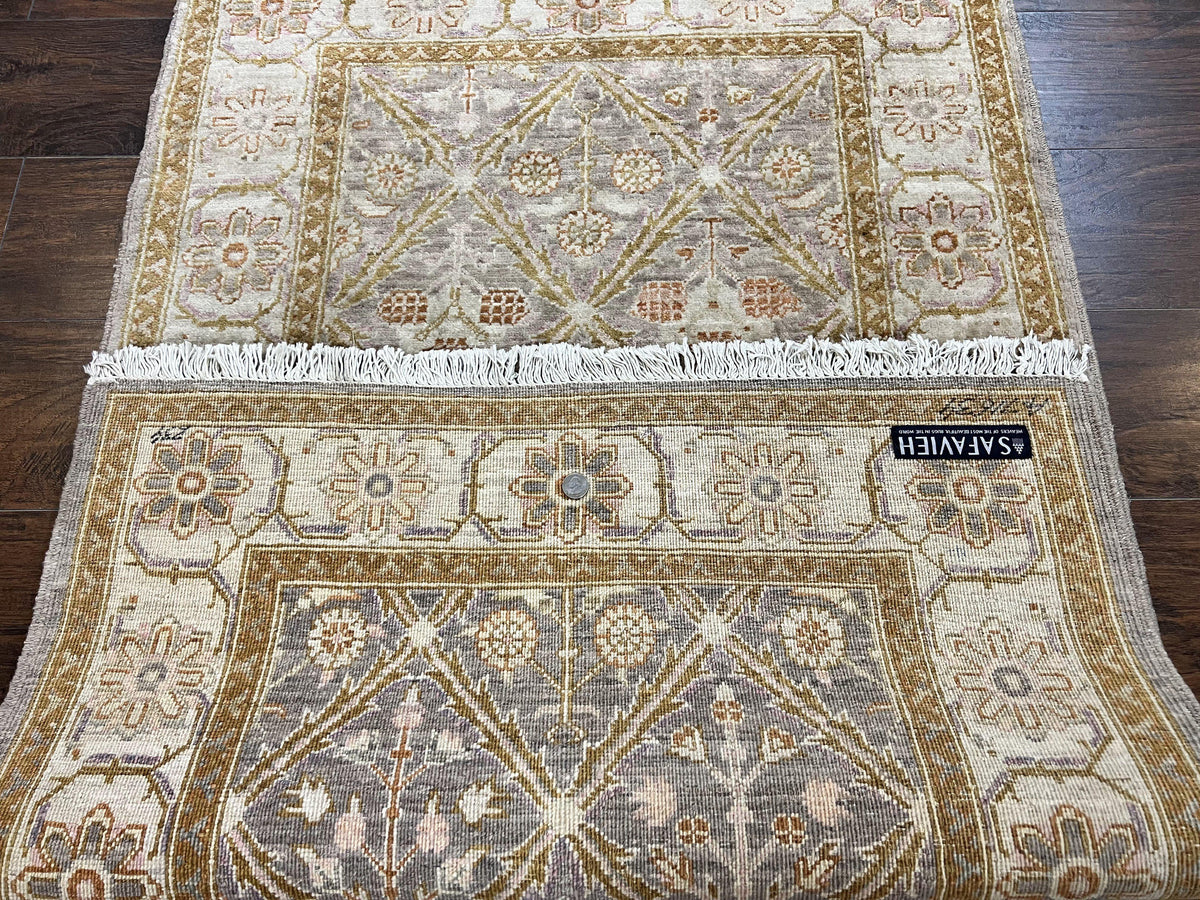 Pakistani Peshawar Rug 3x5, Safavieh Wool Handmade Hand Knotted Vintage Rug, Panel Design 3 x 5 Oriental Carpet - Jewel Rugs, view 11