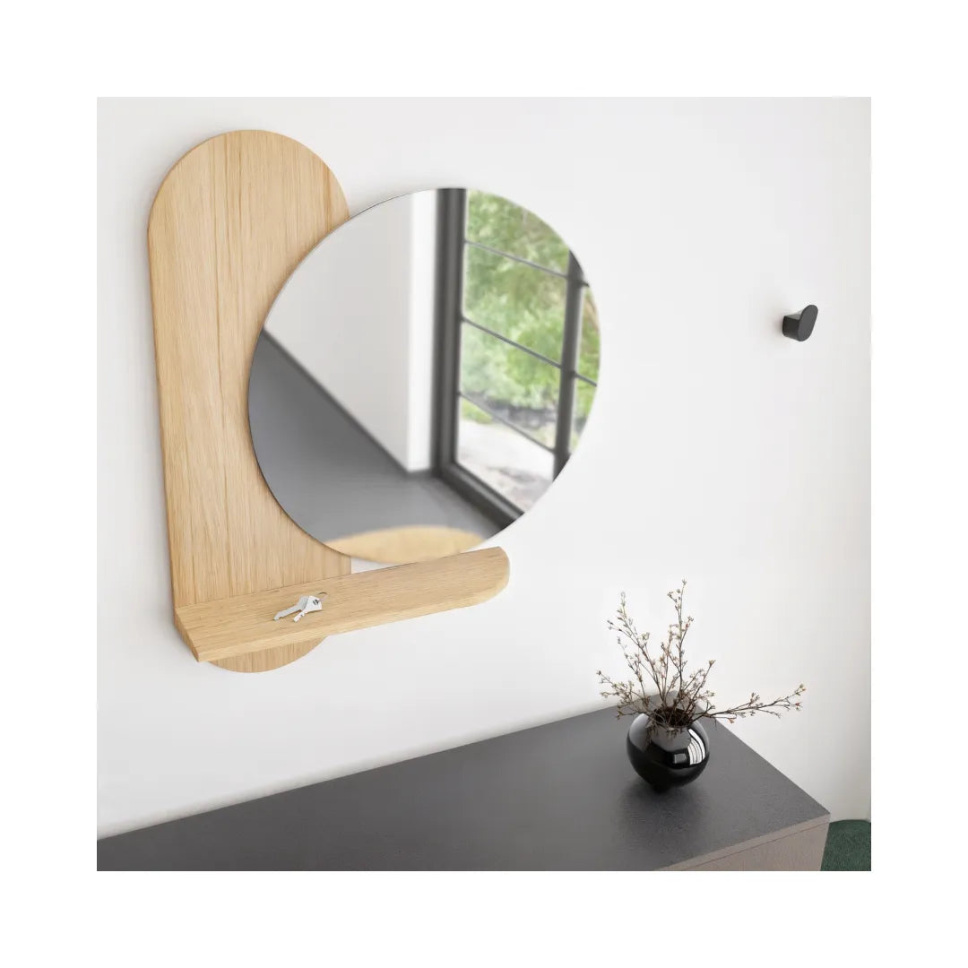 Wall mirror Oskar - oak image 2