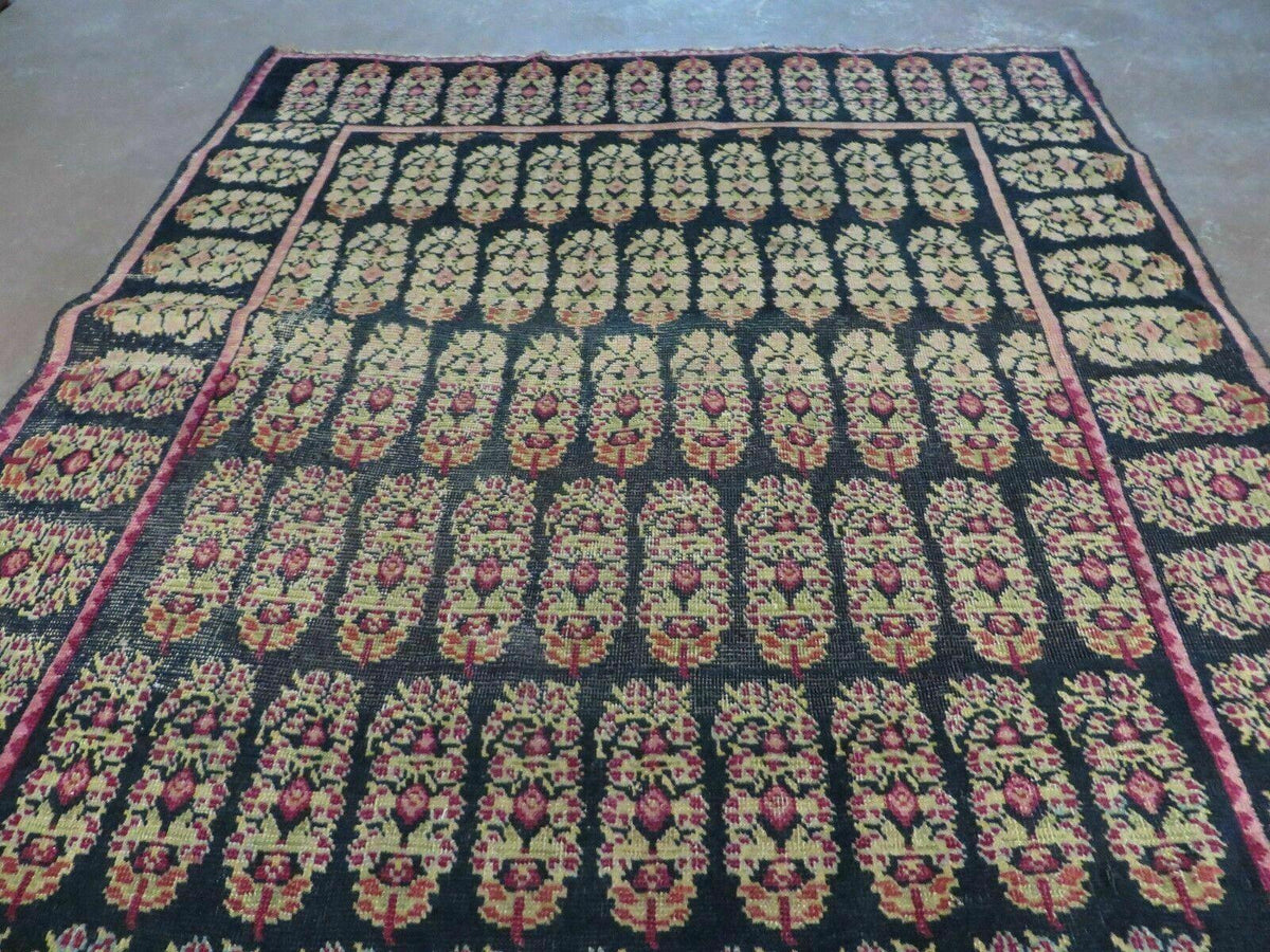 4' X 9' Antique Karabagh Caucasian Rug Handmade Wool Carpet Organic Dyes Nice - Jewel Rugs, view 4