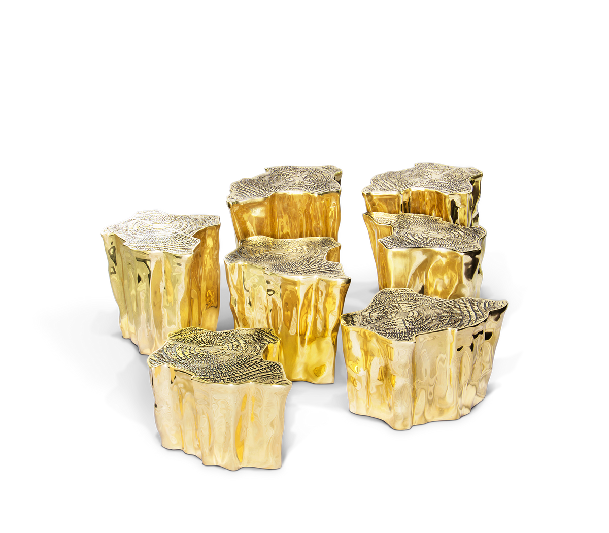 Eden Series Small Set (7) Center Table by Boca do Lobo – view 2
