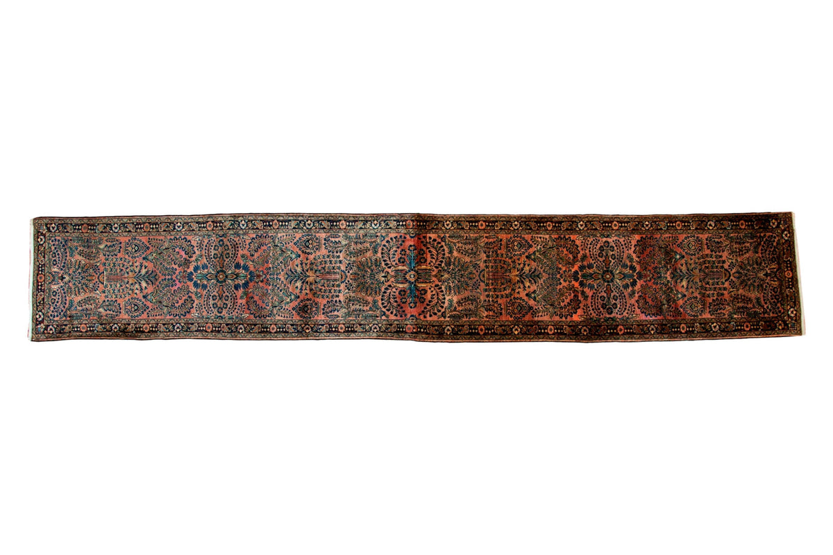 2.5x16.5 Vintage Lilihan Rug Runner