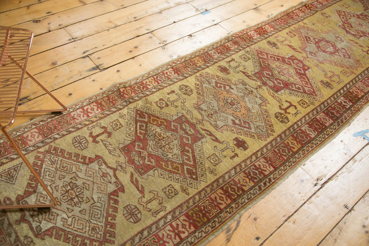 3x11 Vintage Oushak Rug Runner