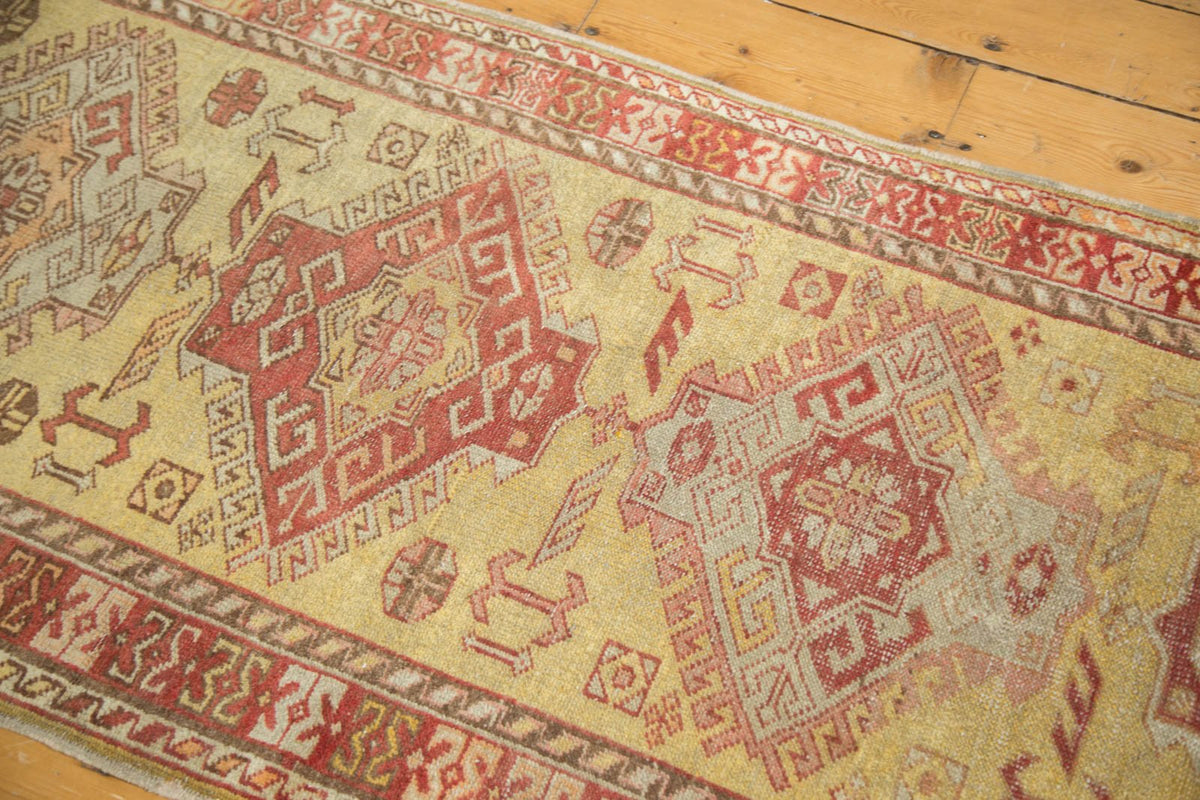 3x11 Vintage Oushak Rug Runner