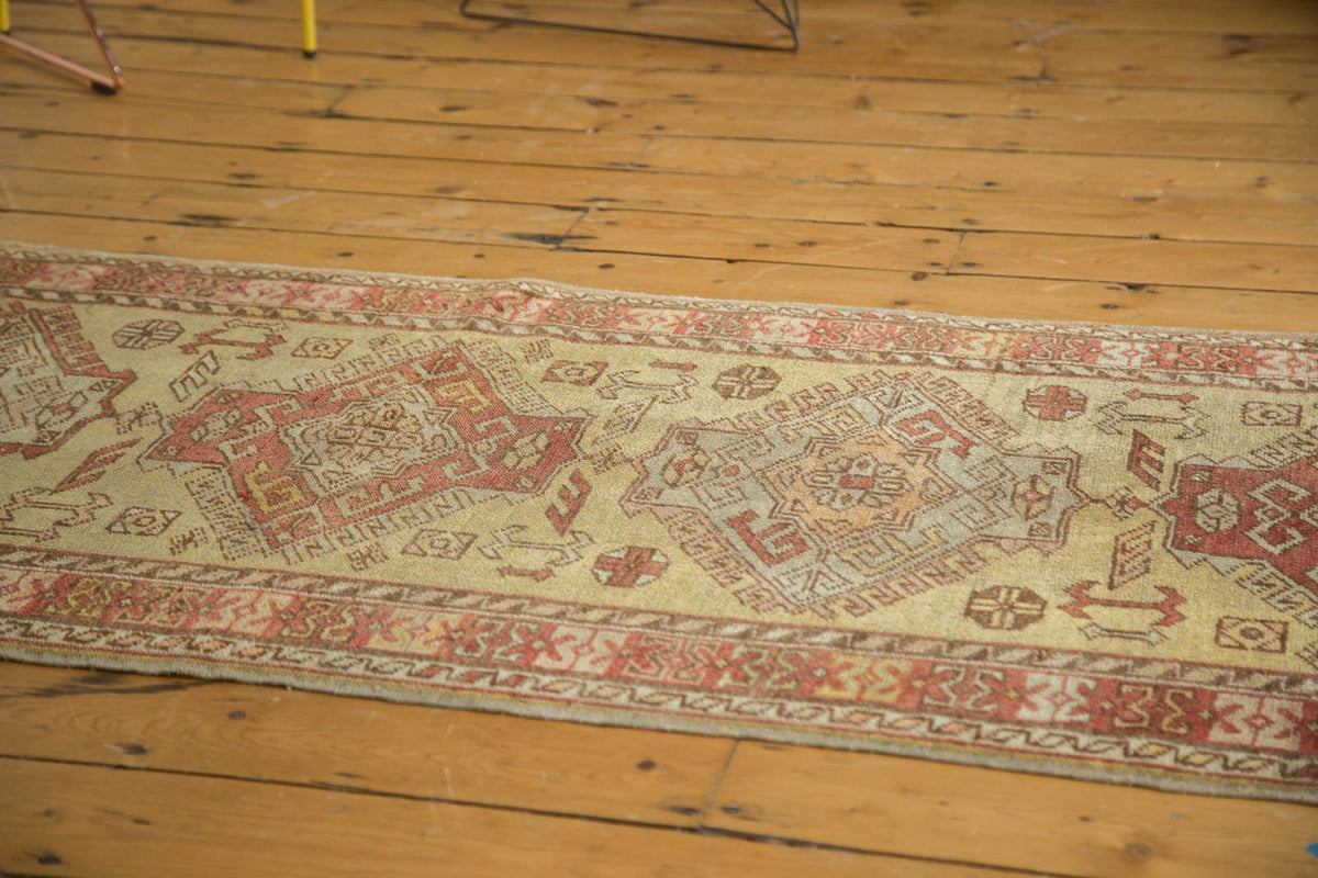 3x11 Vintage Oushak Rug Runner