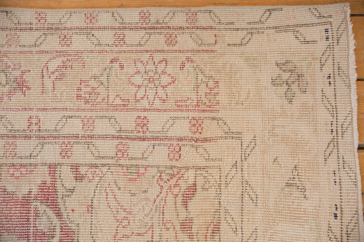 6.5x9 Vintage Distressed Oushak Carpet