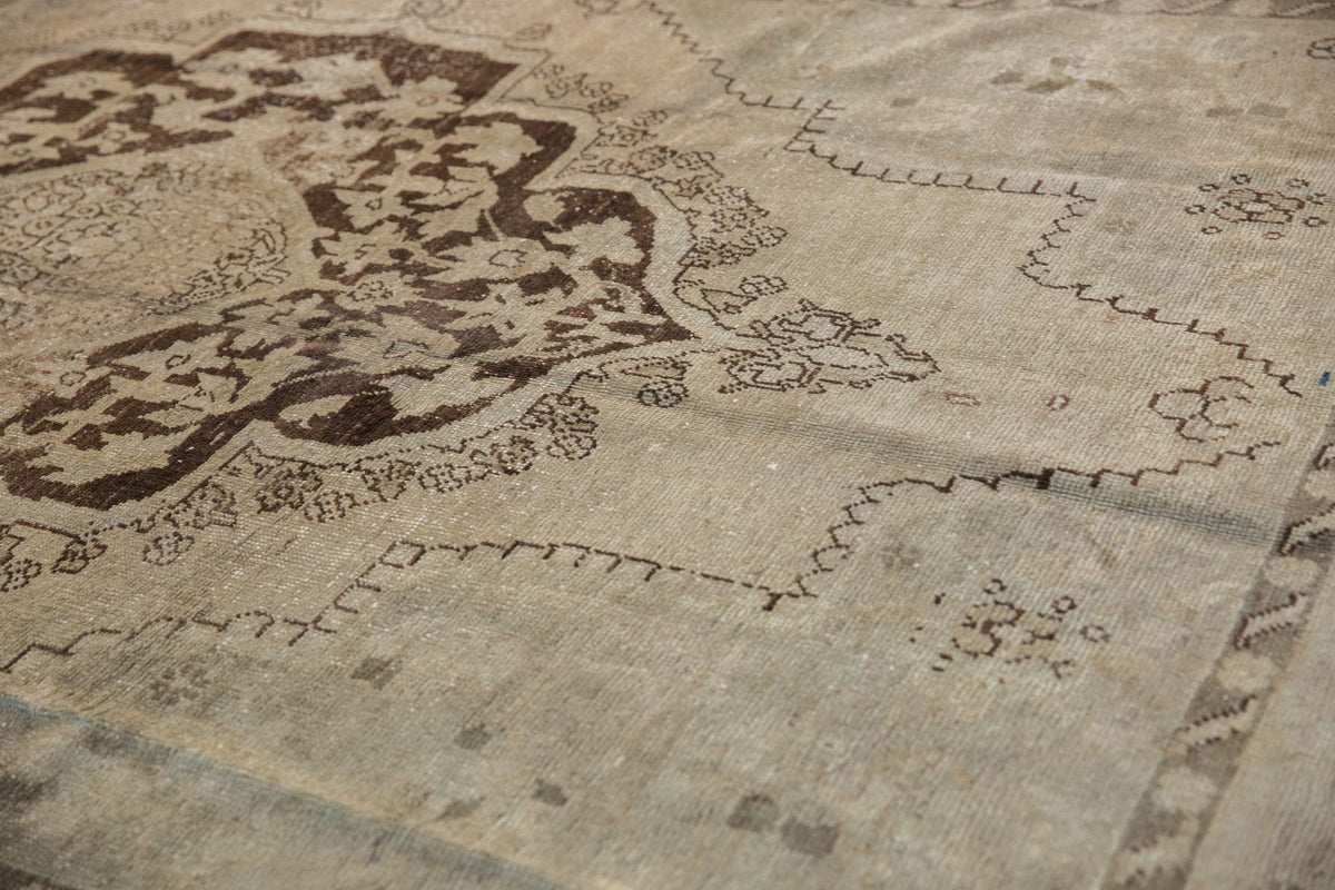 7x10 Vintage Distressed Oushak Carpet