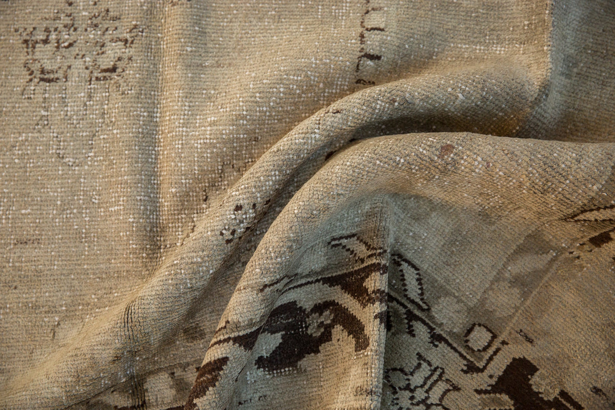 7x10 Vintage Distressed Oushak Carpet