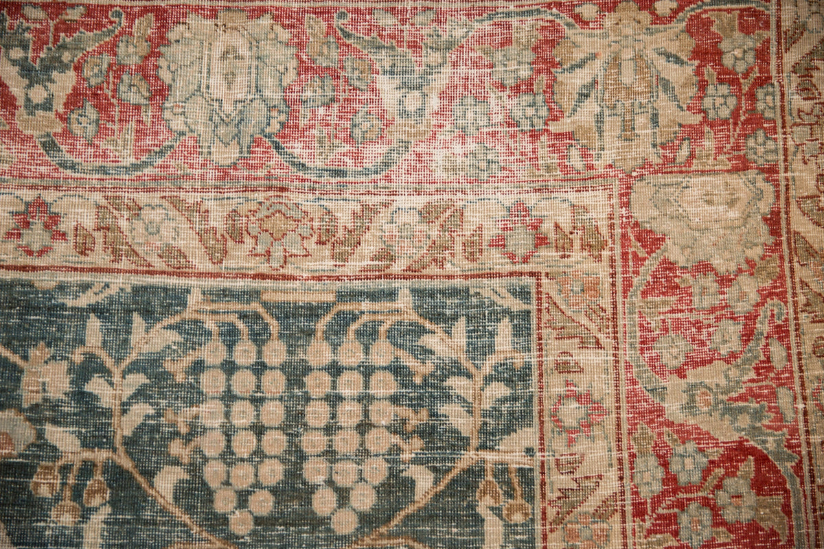 8x11.5 Vintage Distressed Tabriz Carpet