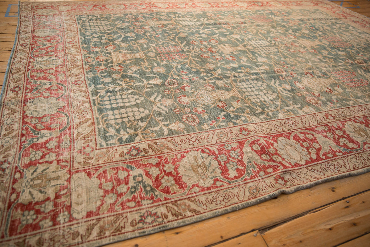 8x11.5 Vintage Distressed Tabriz Carpet
