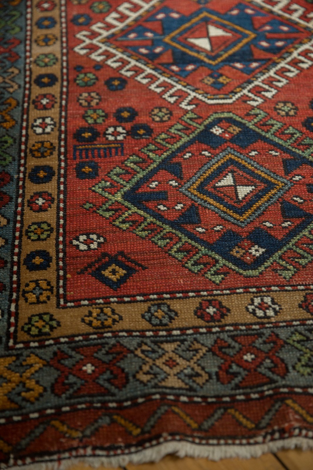 3x15 Vintage Karaja Rug Runner