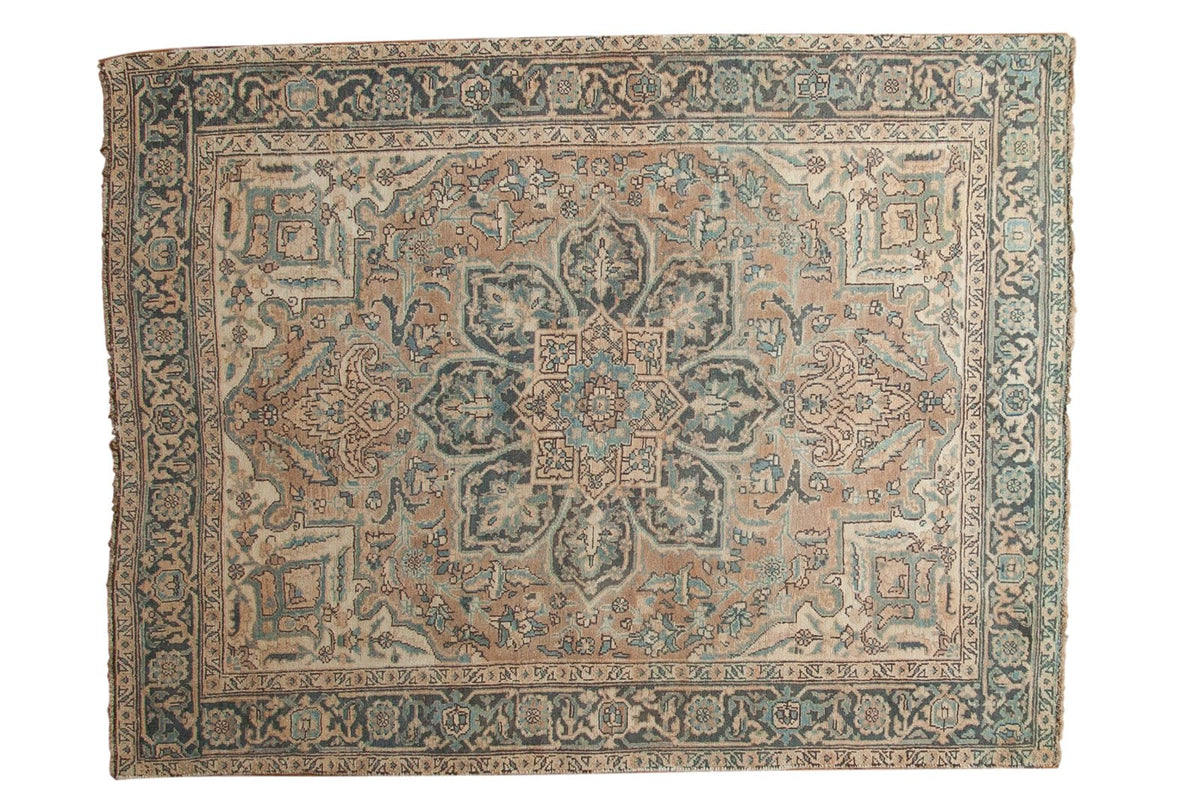 4.5x6.5 Vintage Distressed Ahar Rug