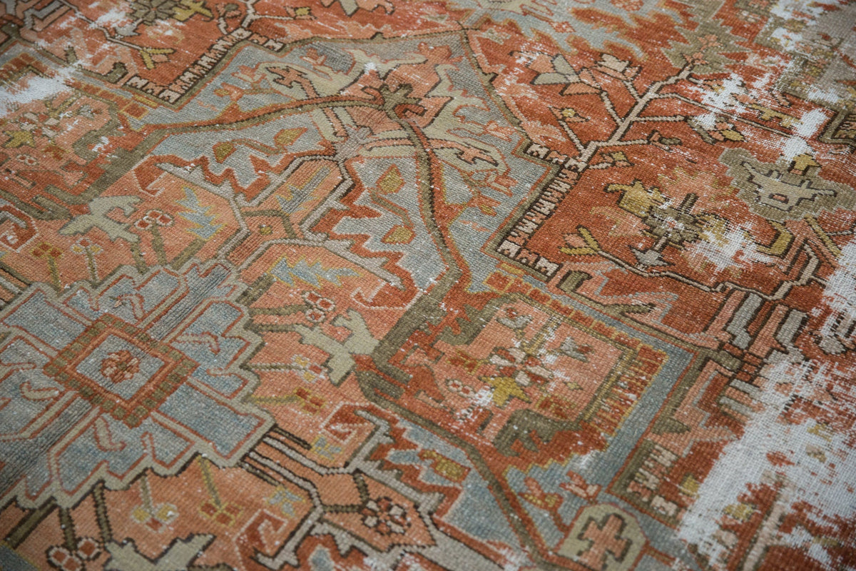 8x11 Antique Distressed Karaja Carpet