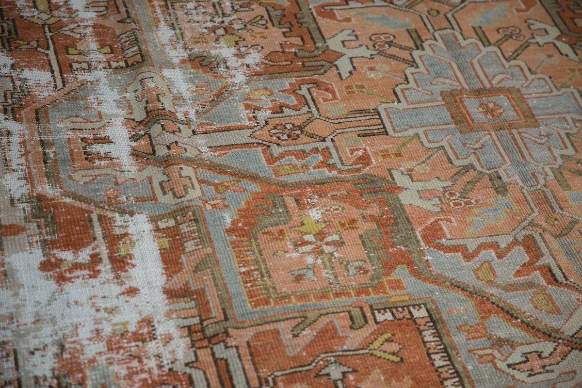 8x11 Antique Distressed Karaja Carpet