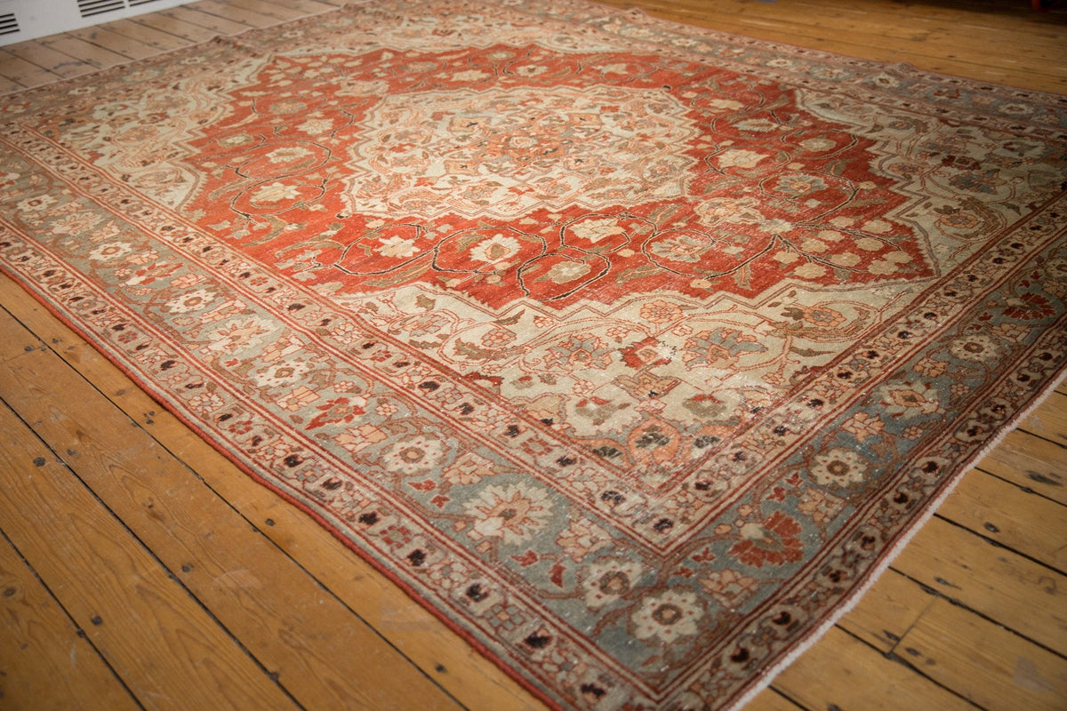 9x11.5 Vintage Distressed Khoy Carpet
