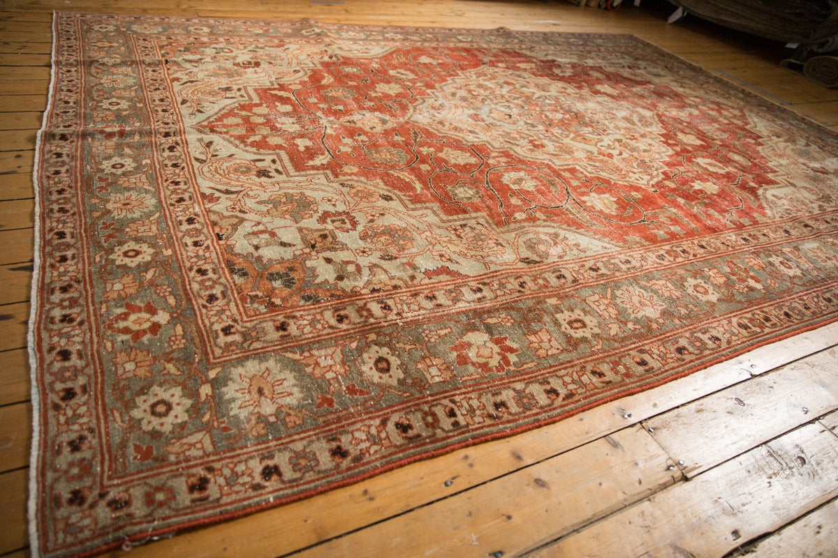 9x11.5 Vintage Distressed Khoy Carpet