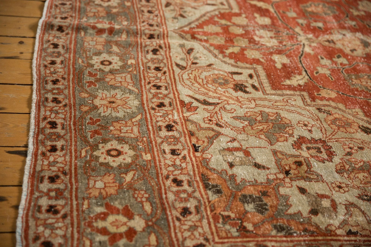 9x11.5 Vintage Distressed Khoy Carpet