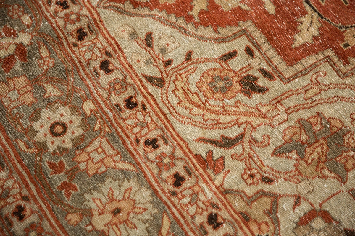 9x11.5 Vintage Distressed Khoy Carpet