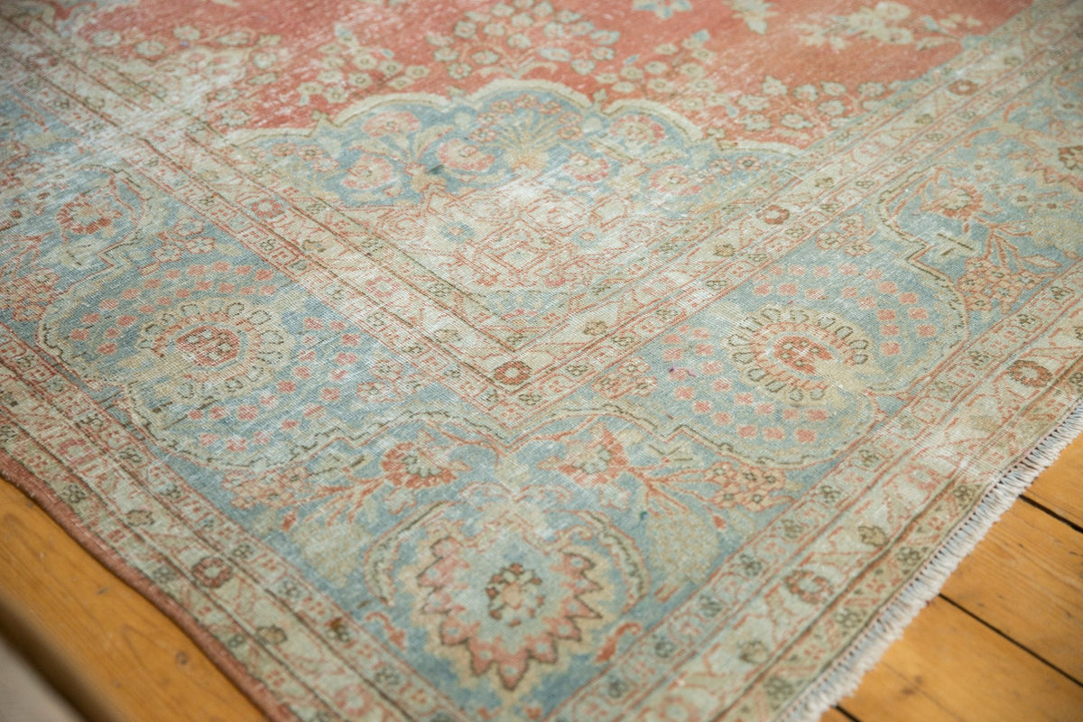 9.5x13.5 Vintage Distressed Mahal Carpet