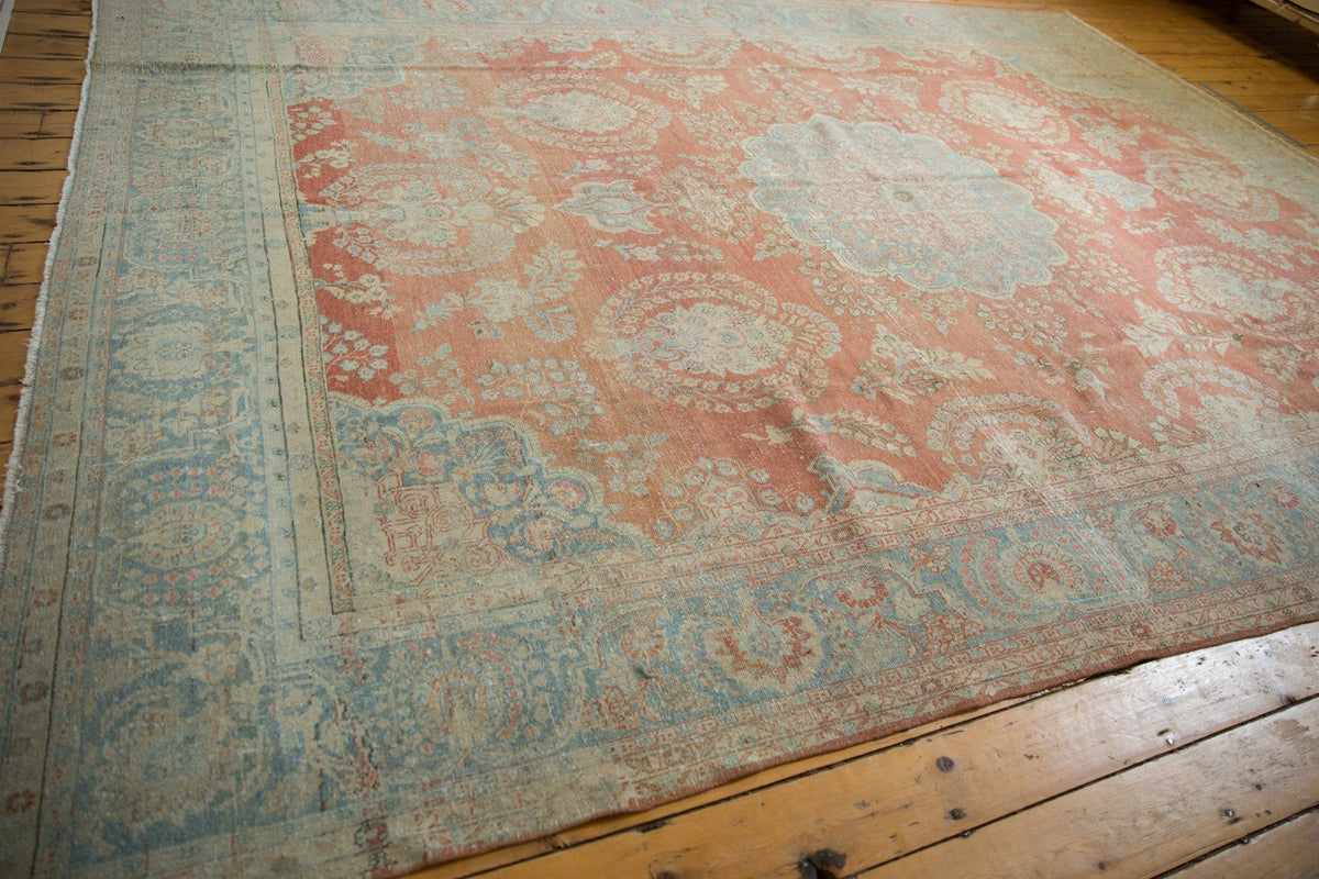 9.5x13.5 Vintage Distressed Mahal Carpet