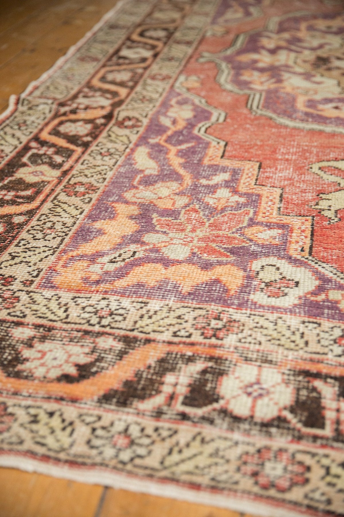 6.5x10.5 Vintage Distressed Oushak Carpet