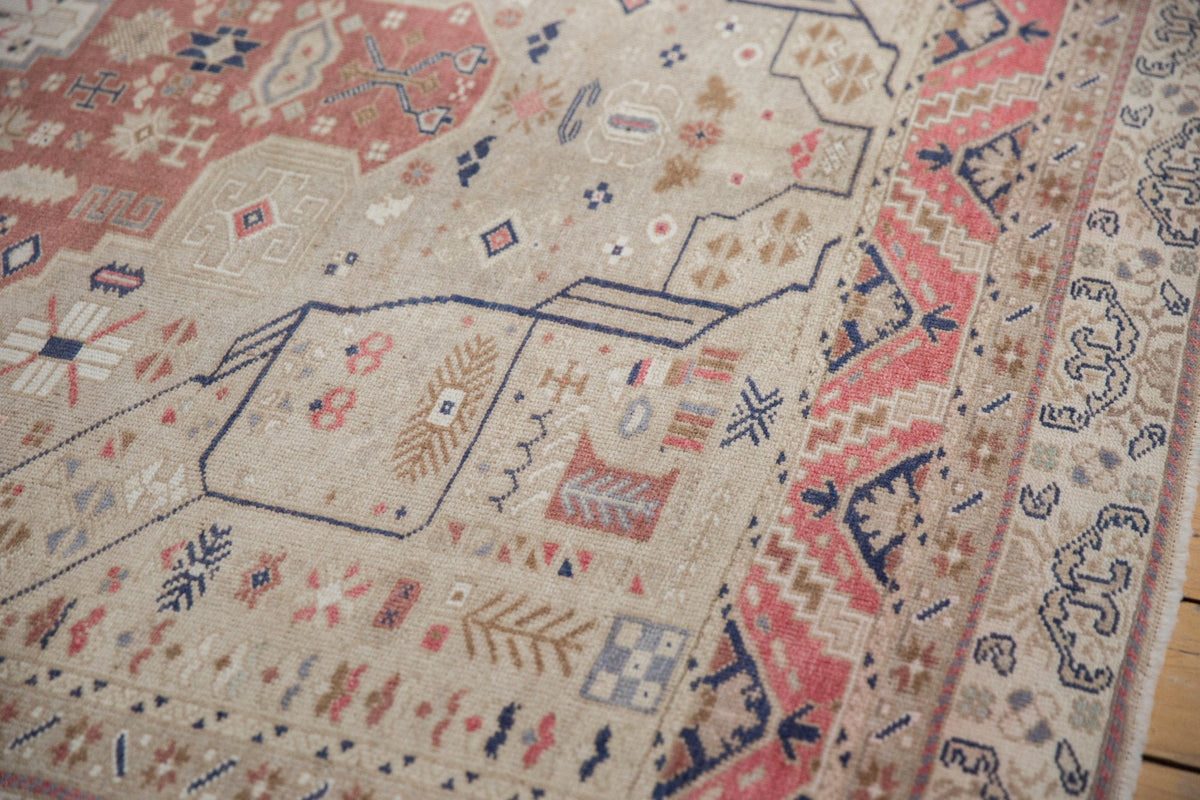 6x9.5 Vintage Distressed Oushak Carpet