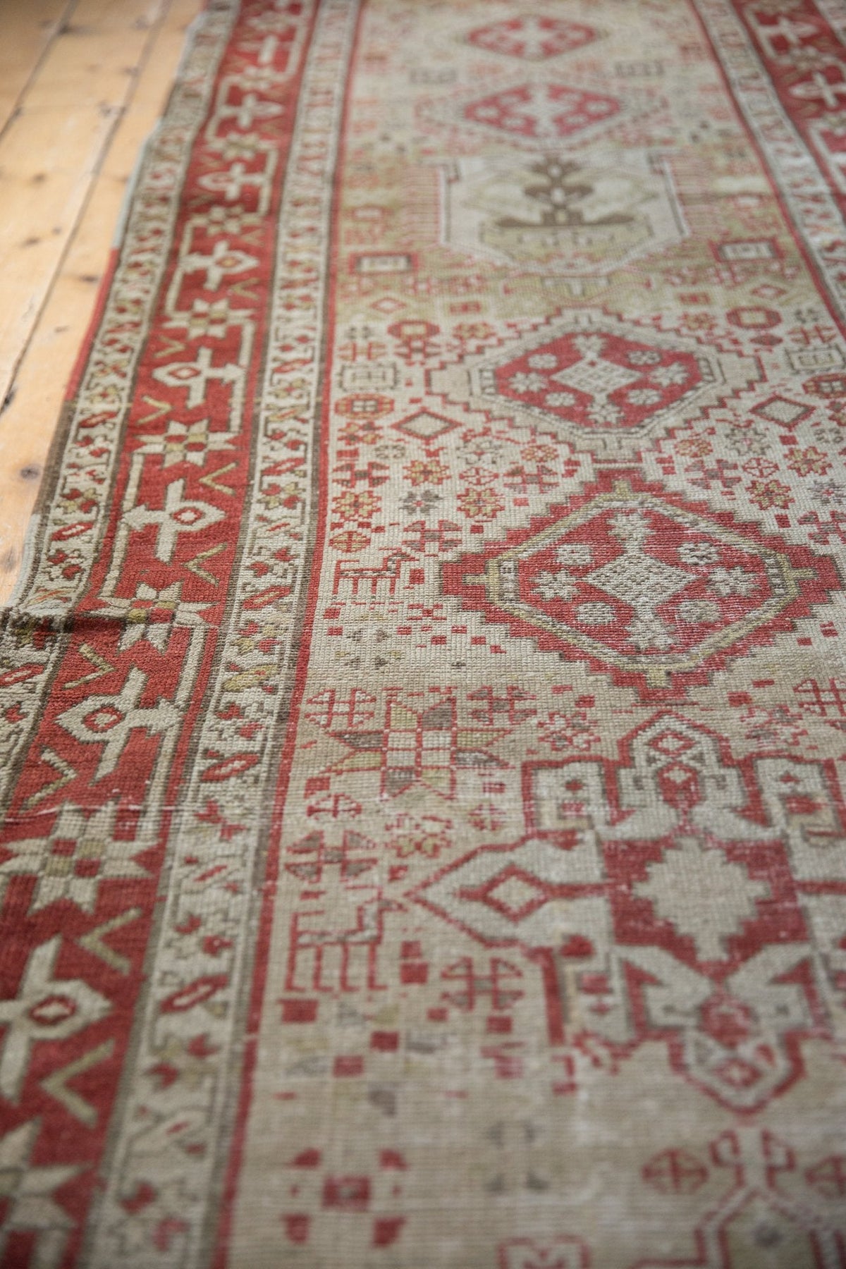 3x13 Vintage Distressed Karaja Rug Runner