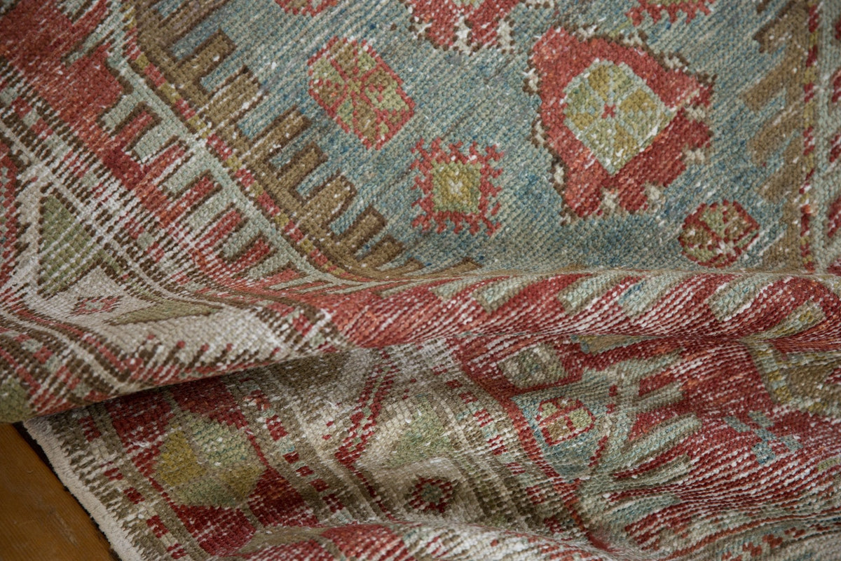 3.5x11 Vintage Distressed Heriz Rug Runner