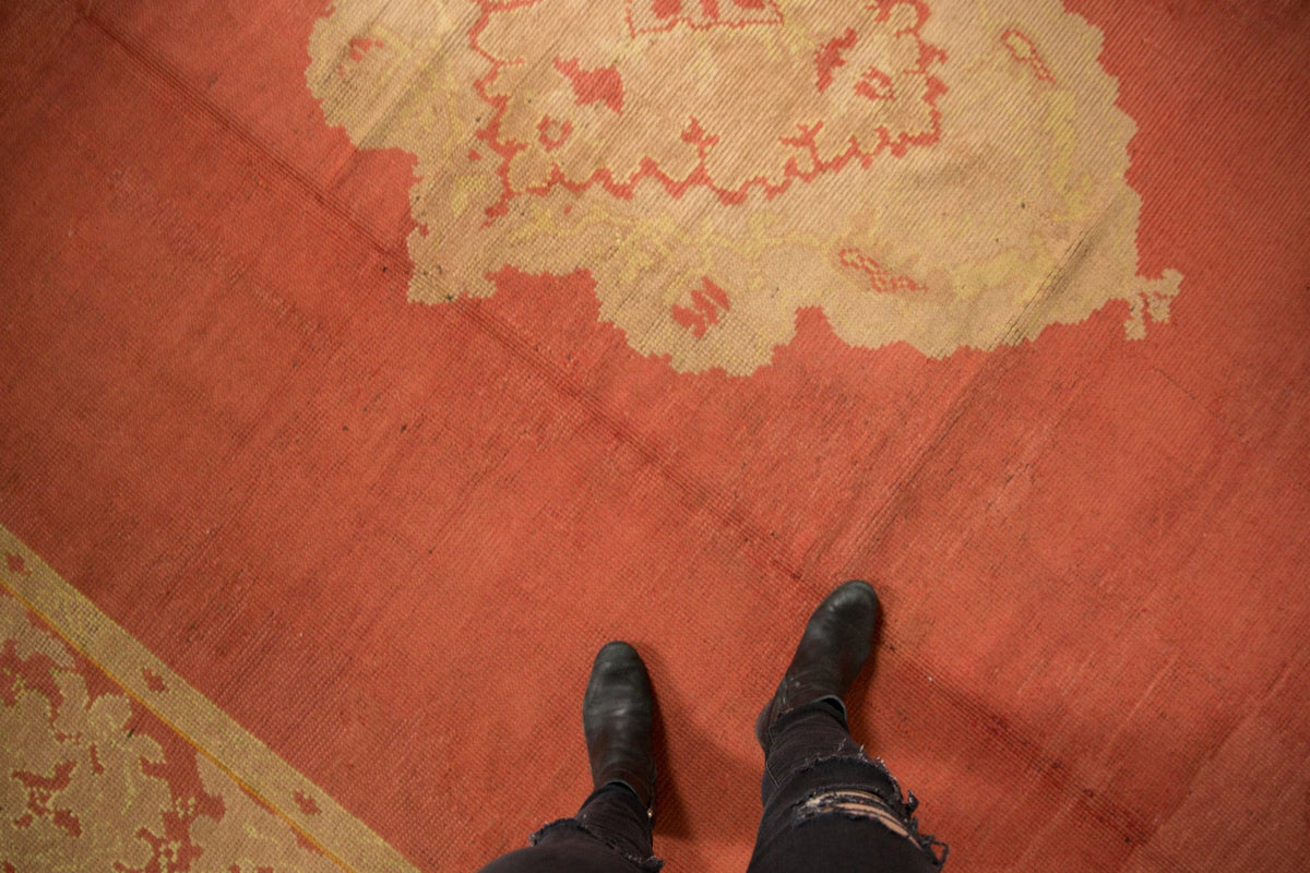12x16 Vintage Oushak Carpet