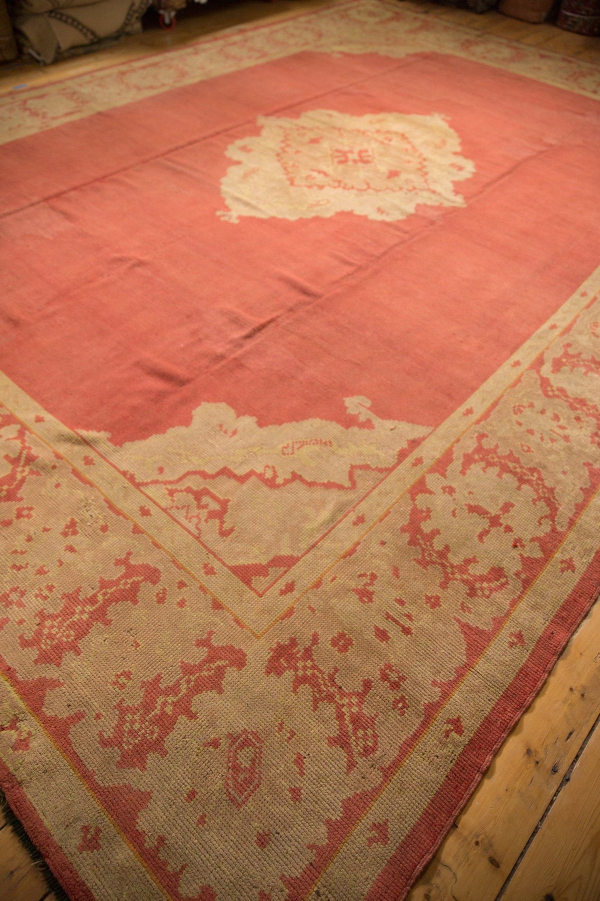 12x16 Vintage Oushak Carpet