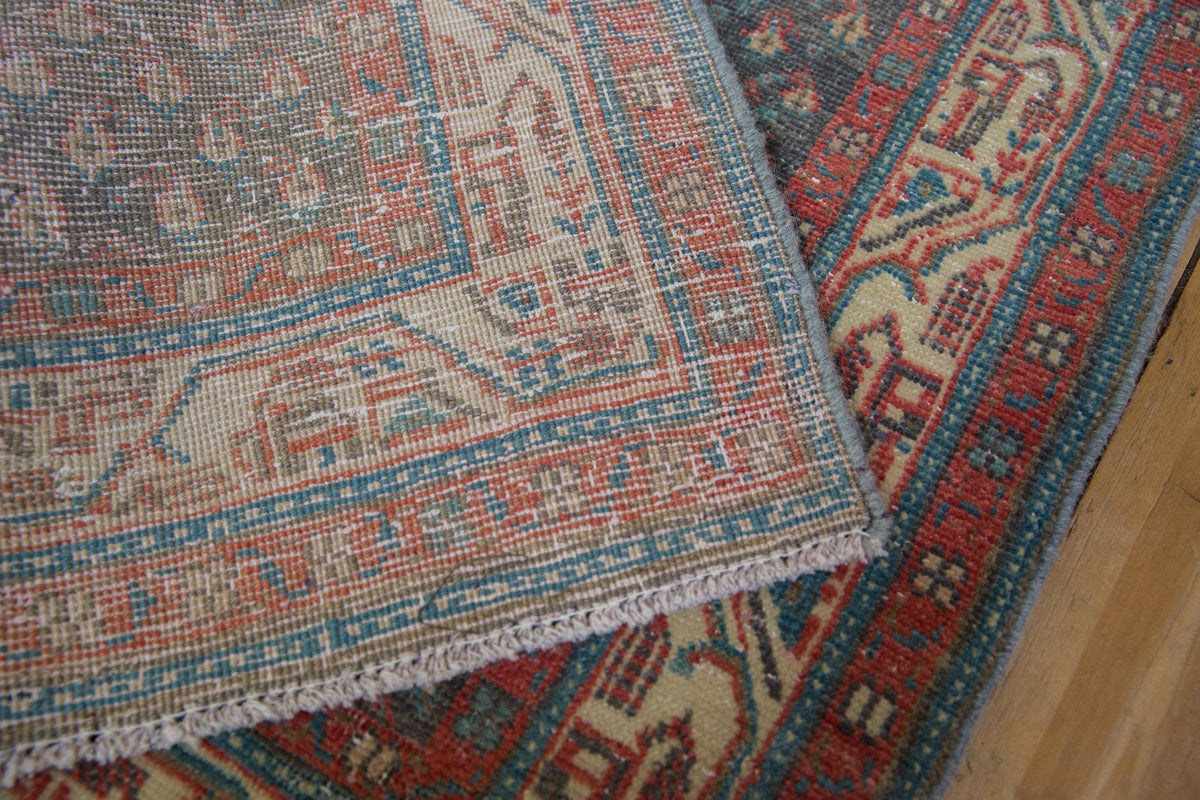 3.5x9.5 Vintage Distressed Serbend Rug Runner