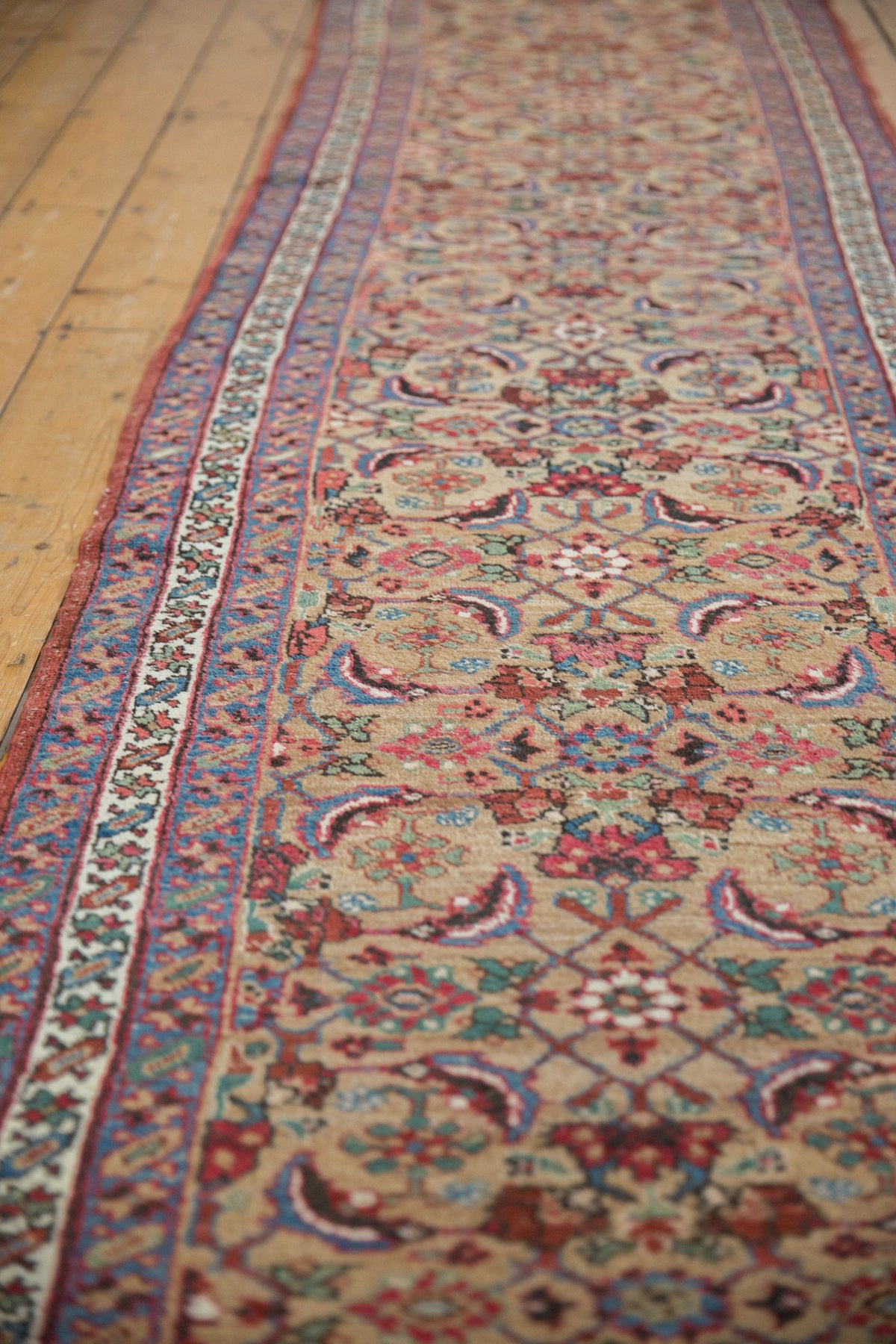 3x14.5 Antique Bijar Rug Runner