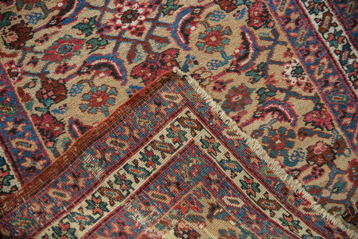 3x14.5 Antique Bijar Rug Runner
