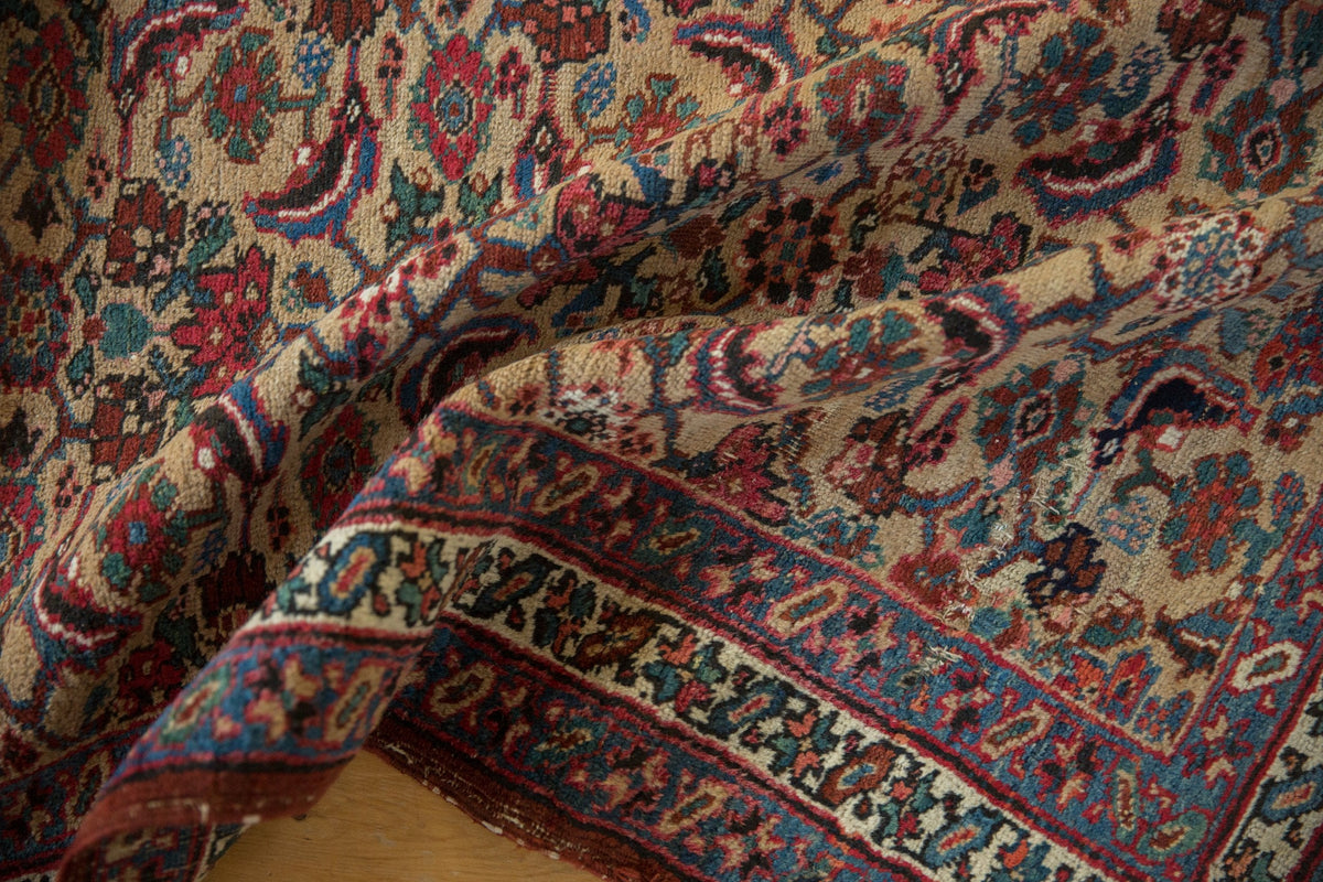 3x14.5 Antique Bijar Rug Runner