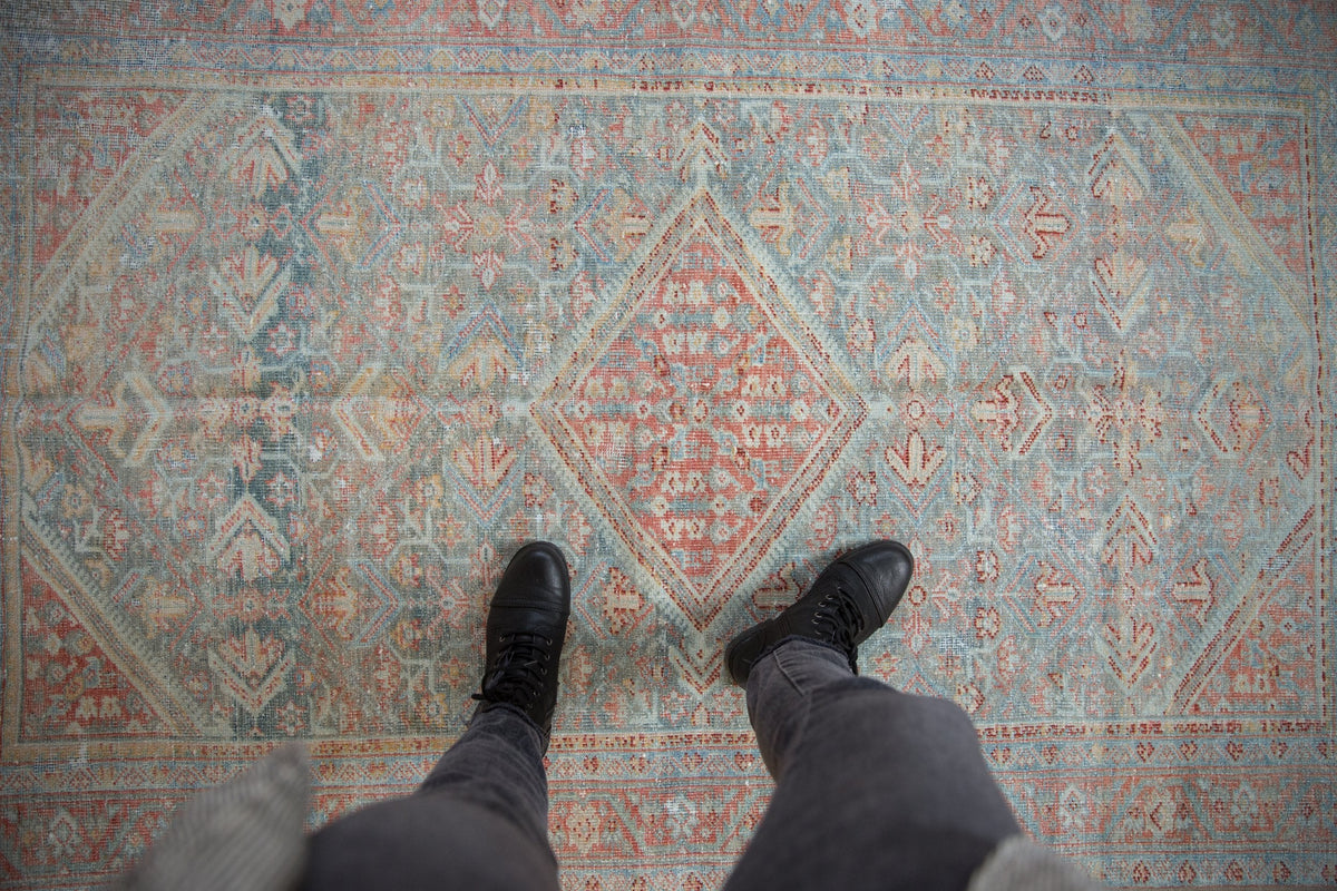 4x6.5 Vintage Distressed Mahal Rug