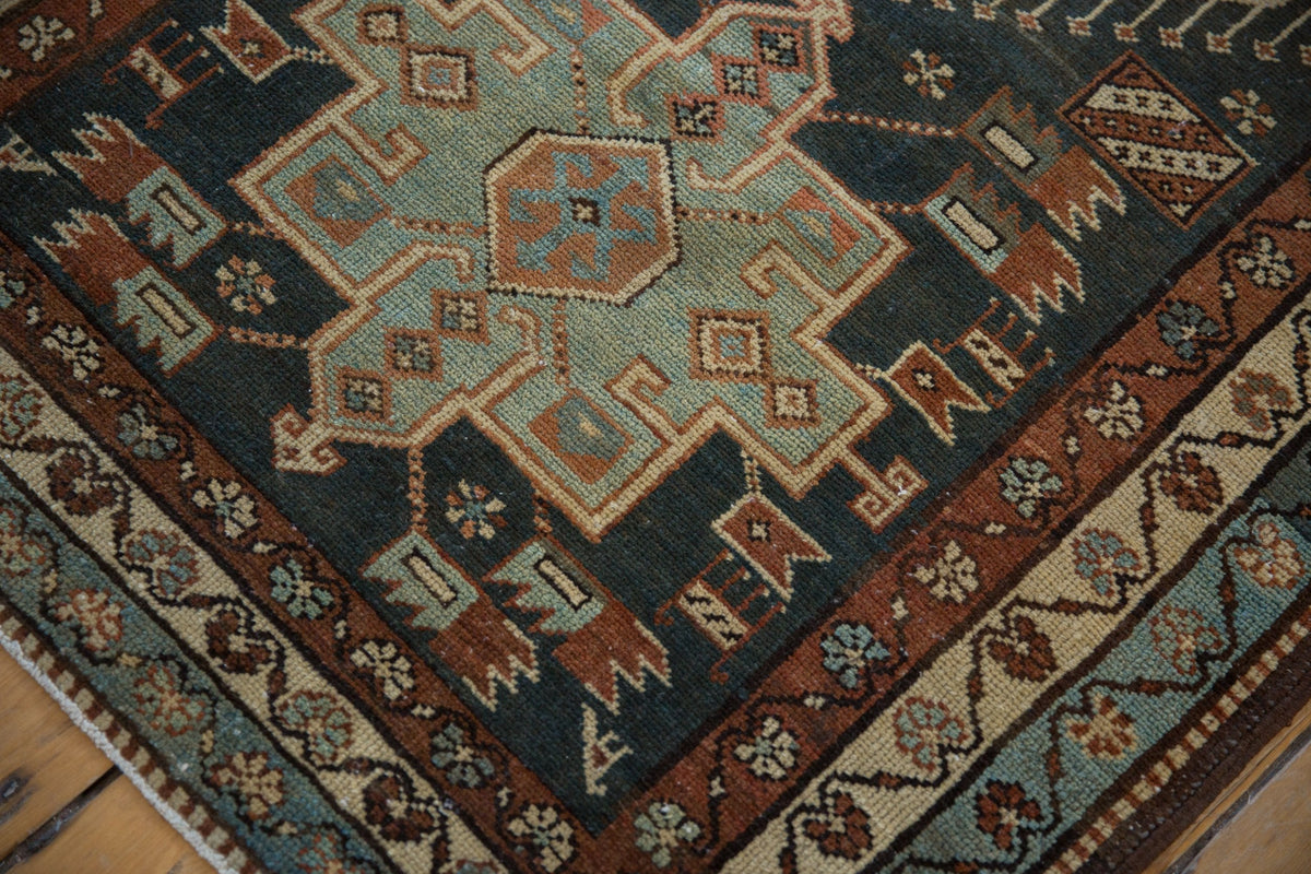 3.5x13.5 Vintage Karaja Rug Runner
