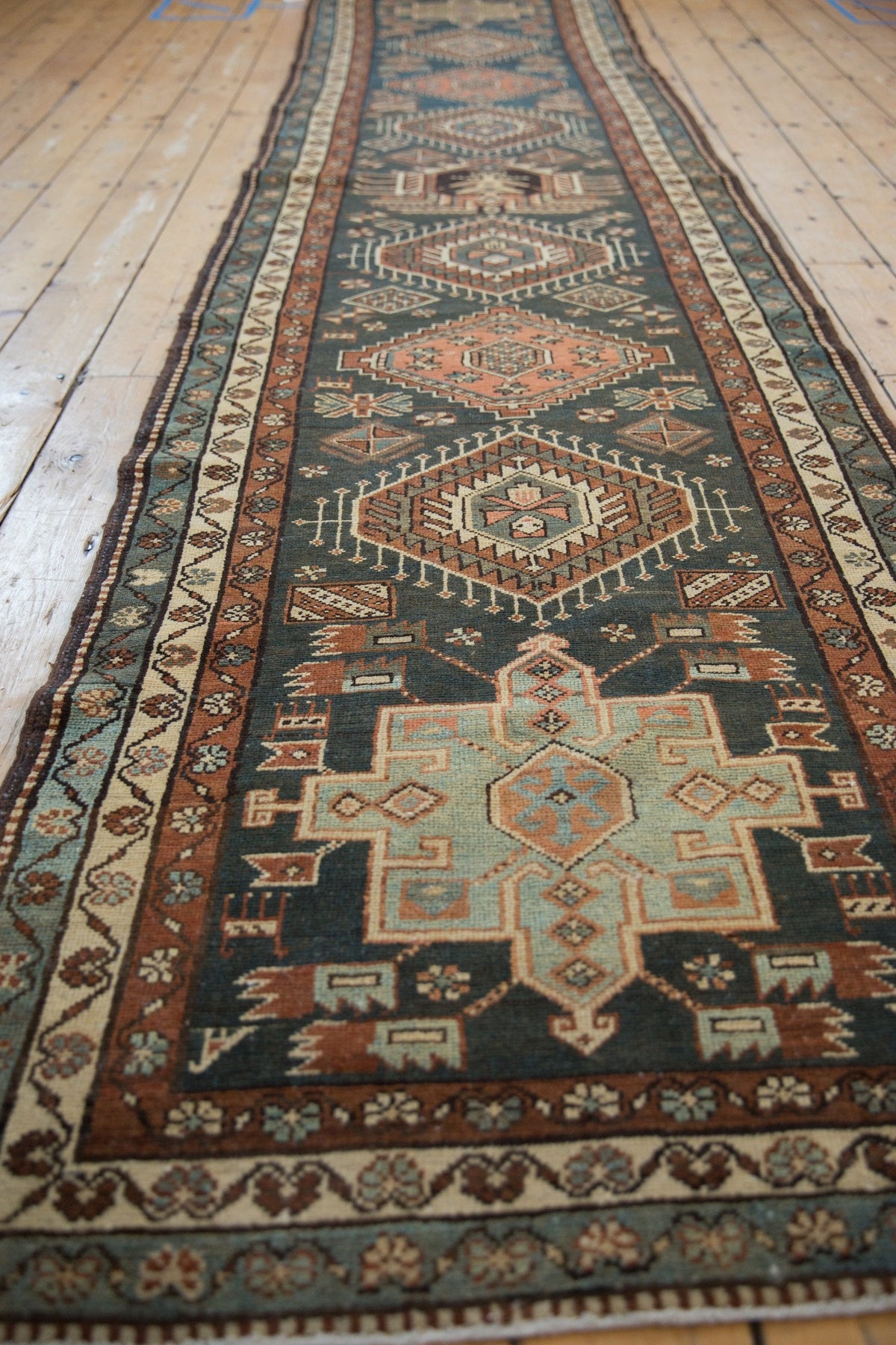 3.5x13.5 Vintage Karaja Rug Runner