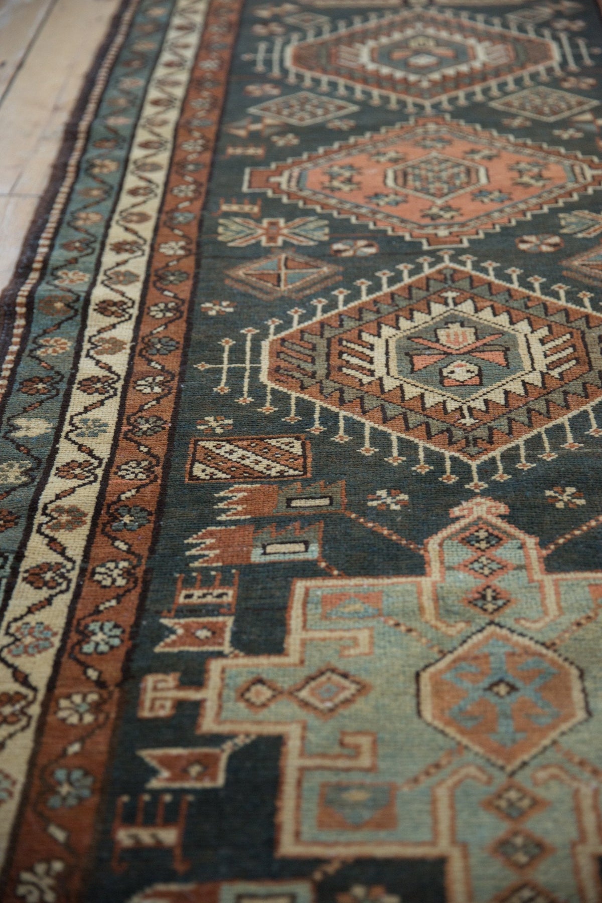 3.5x13.5 Vintage Karaja Rug Runner