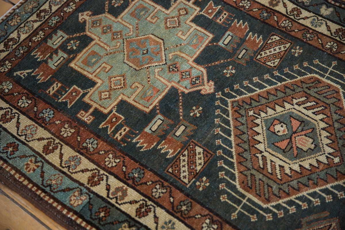 3.5x13.5 Vintage Karaja Rug Runner