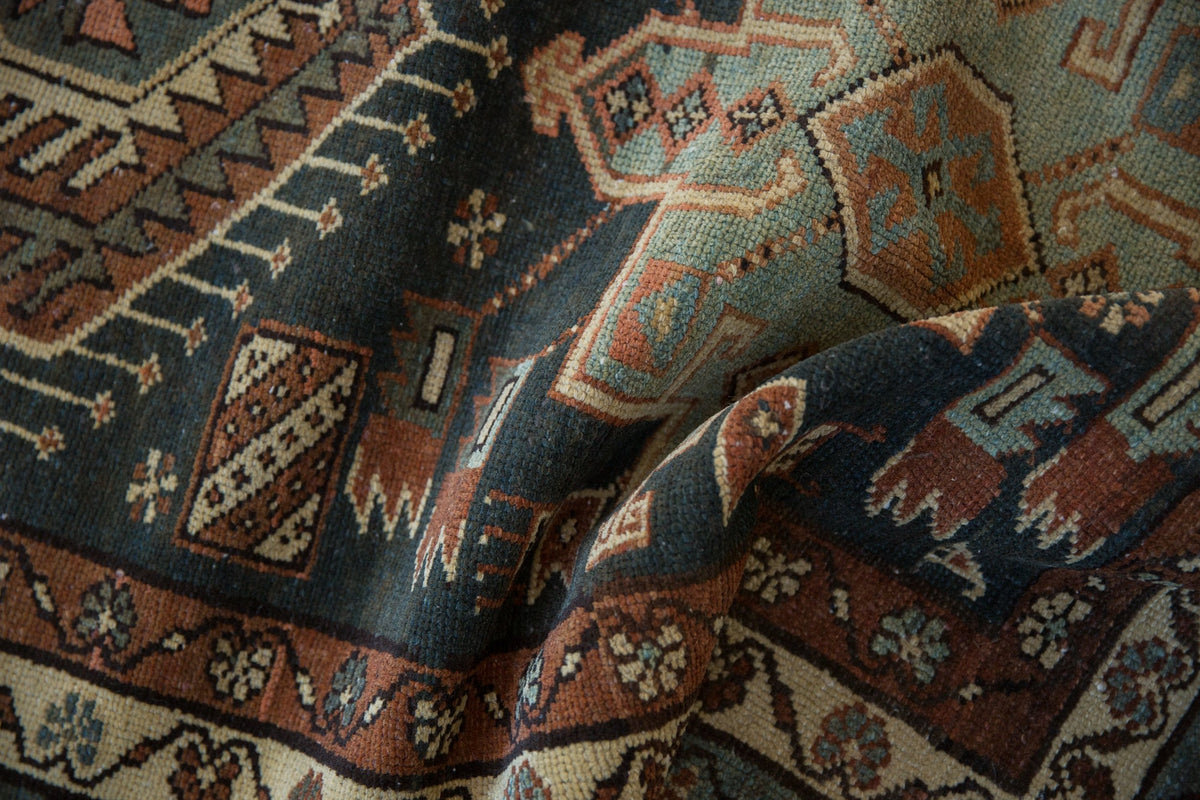 3.5x13.5 Vintage Karaja Rug Runner
