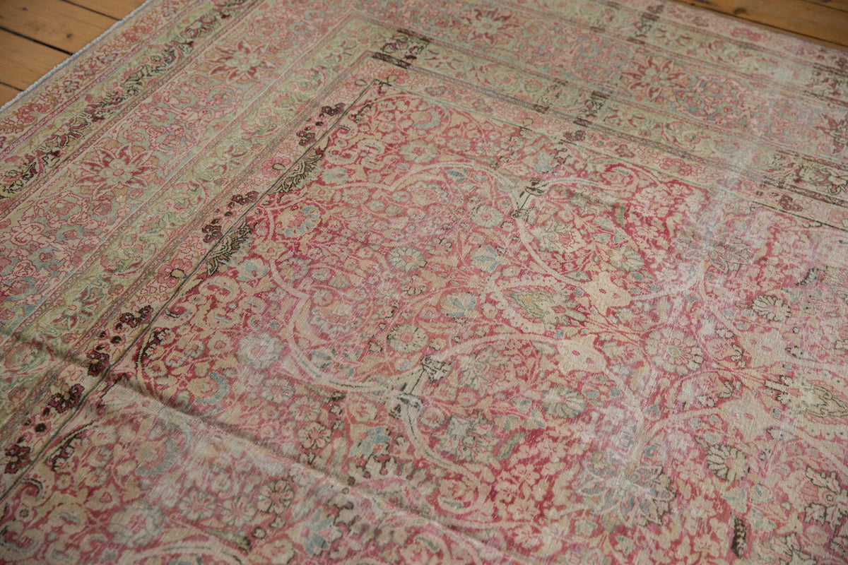 9.5x18.5 Antique Distressed Kermanshah Carpet