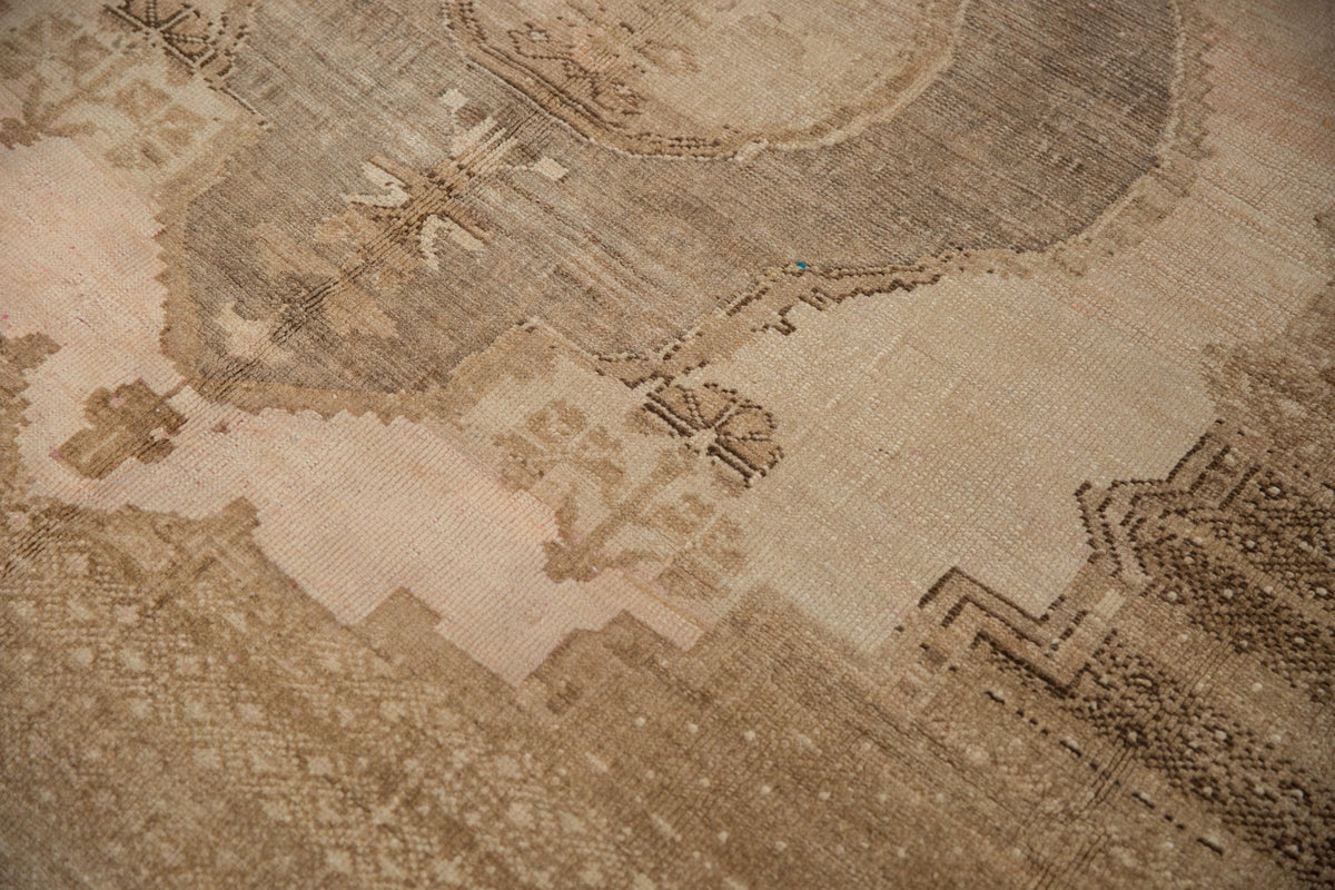 9.5x11 Vintage Distressed Oushak Carpet