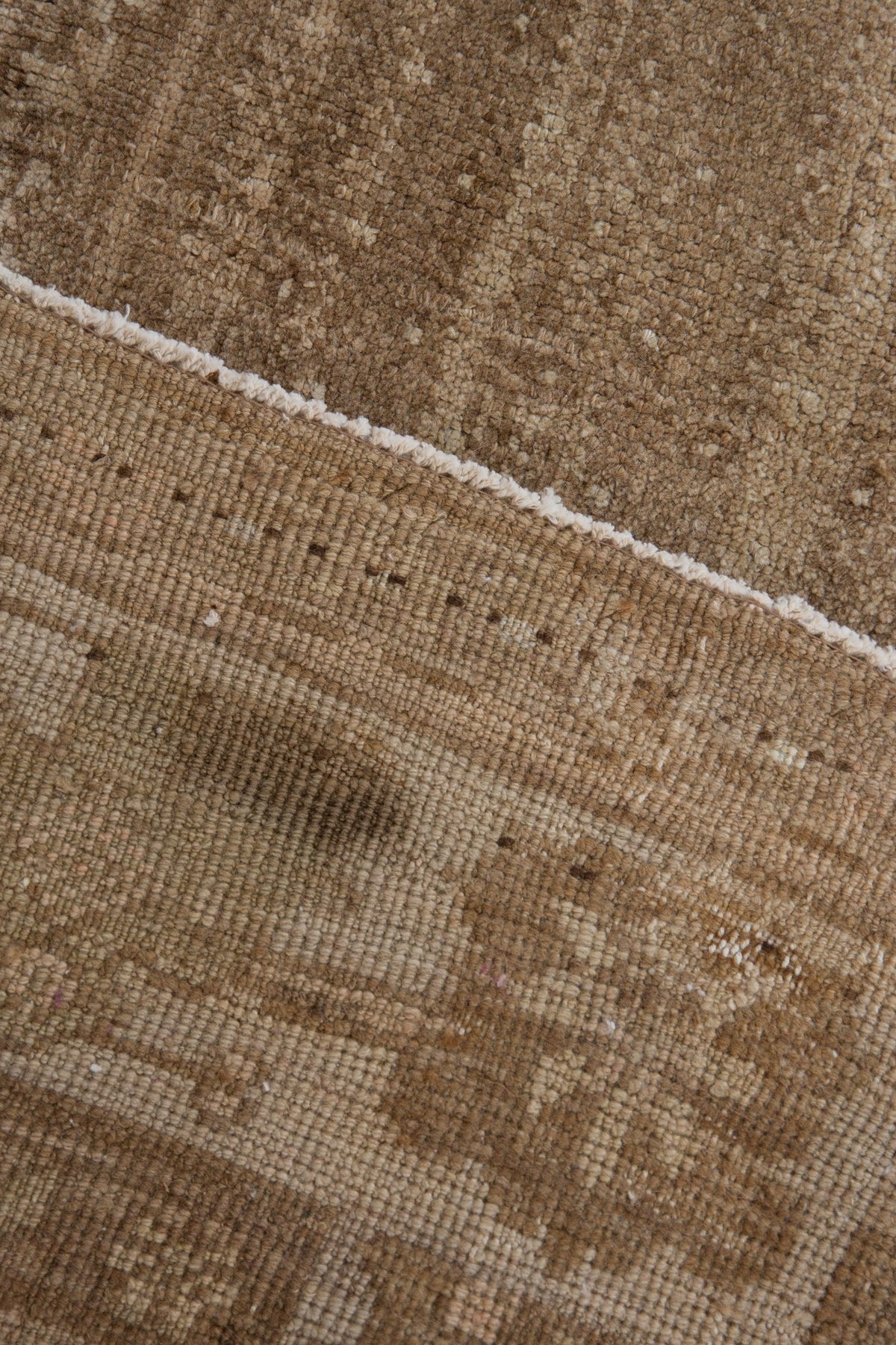 9.5x11 Vintage Distressed Oushak Carpet