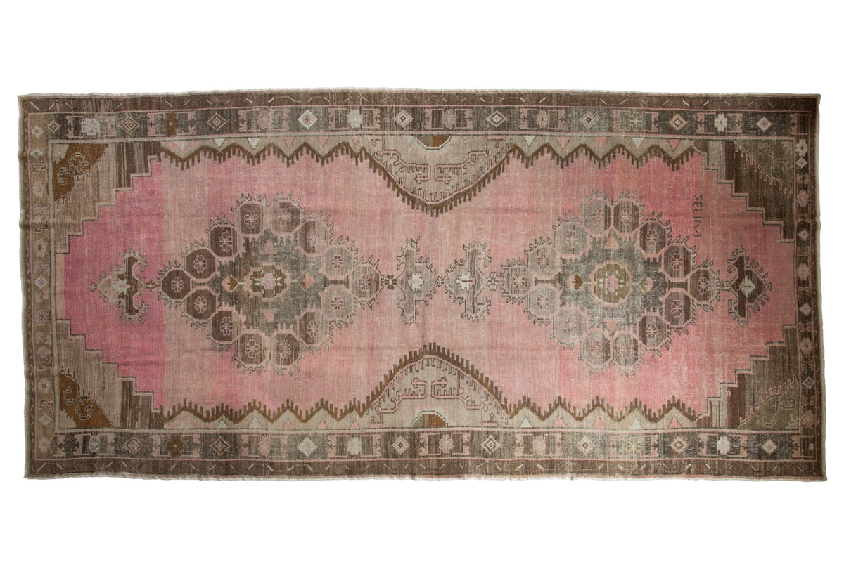 7.5x15.5 Vintage Distressed Kars Carpet Runner