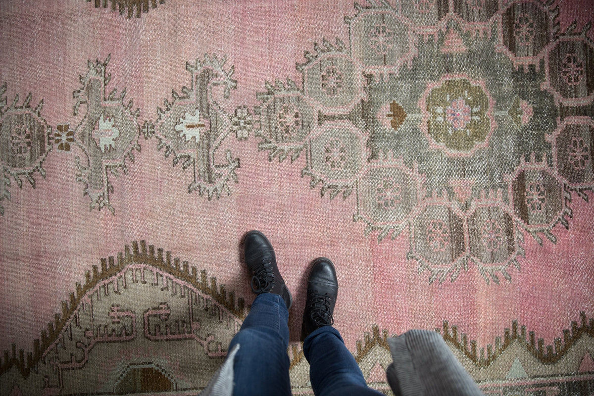 7.5x15.5 Vintage Distressed Kars Carpet Runner