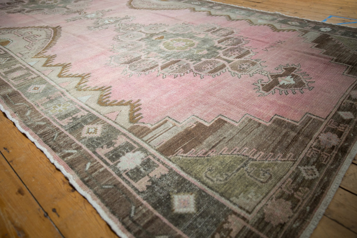 7.5x15.5 Vintage Distressed Kars Carpet Runner