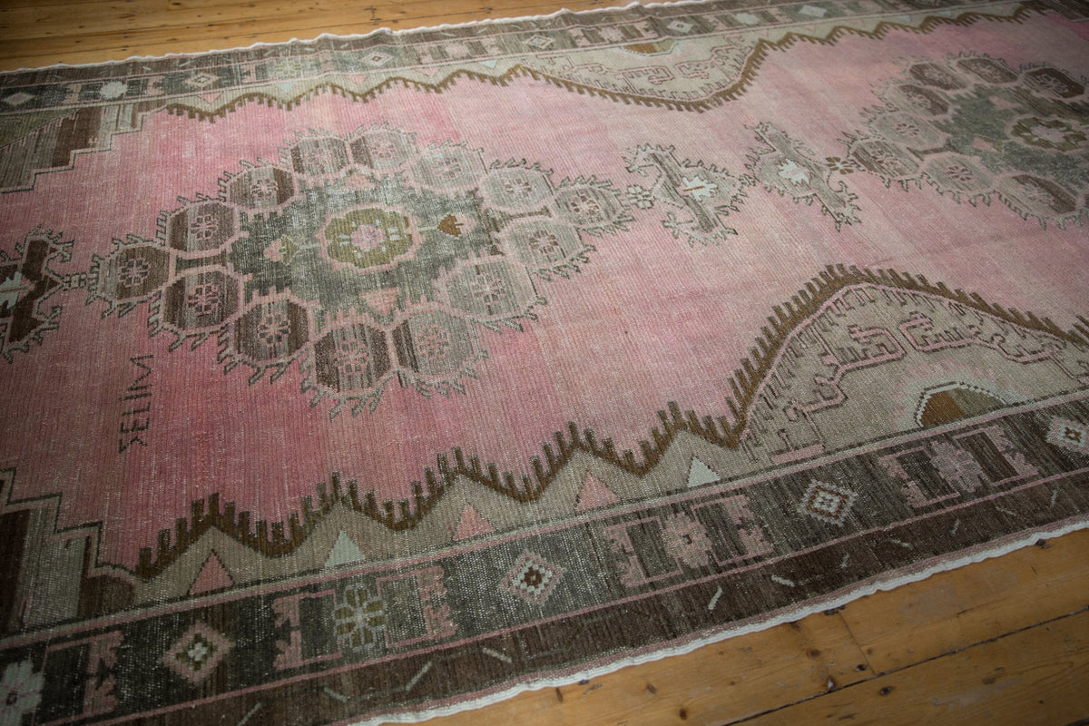 7.5x15.5 Vintage Distressed Kars Carpet Runner