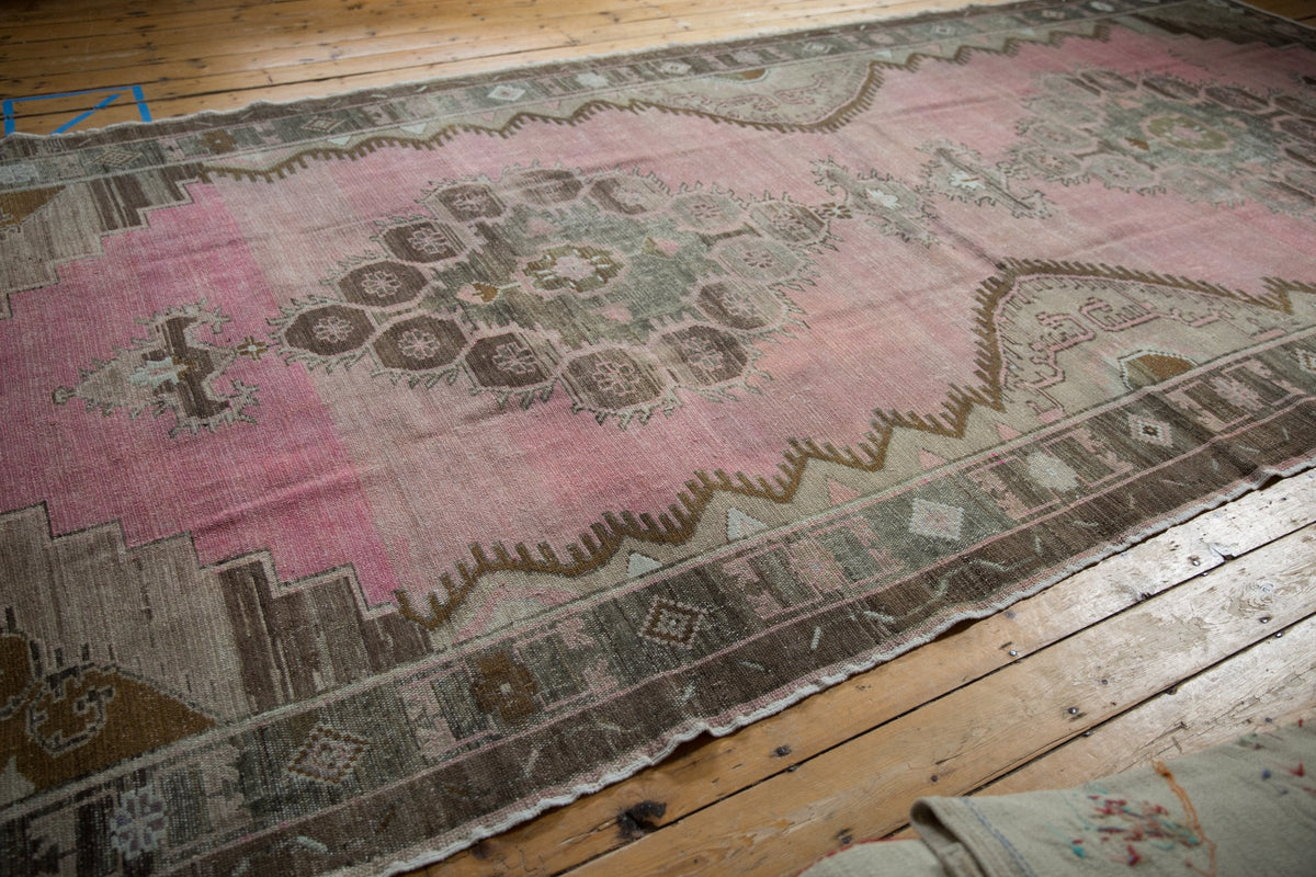 7.5x15.5 Vintage Distressed Kars Carpet Runner