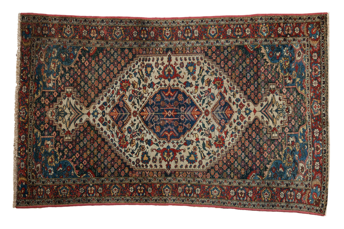 4.5x6.5 Vintage Baktiari Rug
